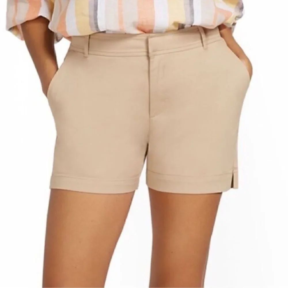 New York & Company Khaki Hampton Shorts size 12 NWT